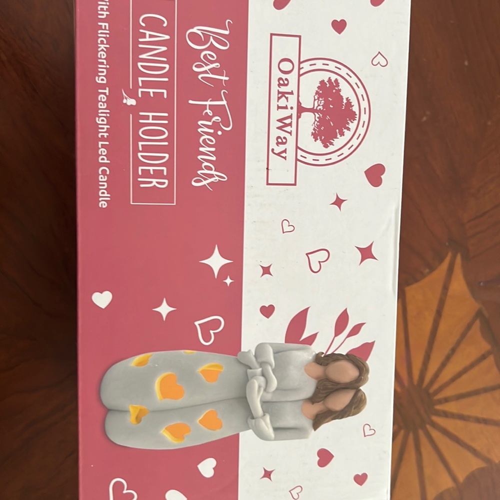 Best friends candle holder